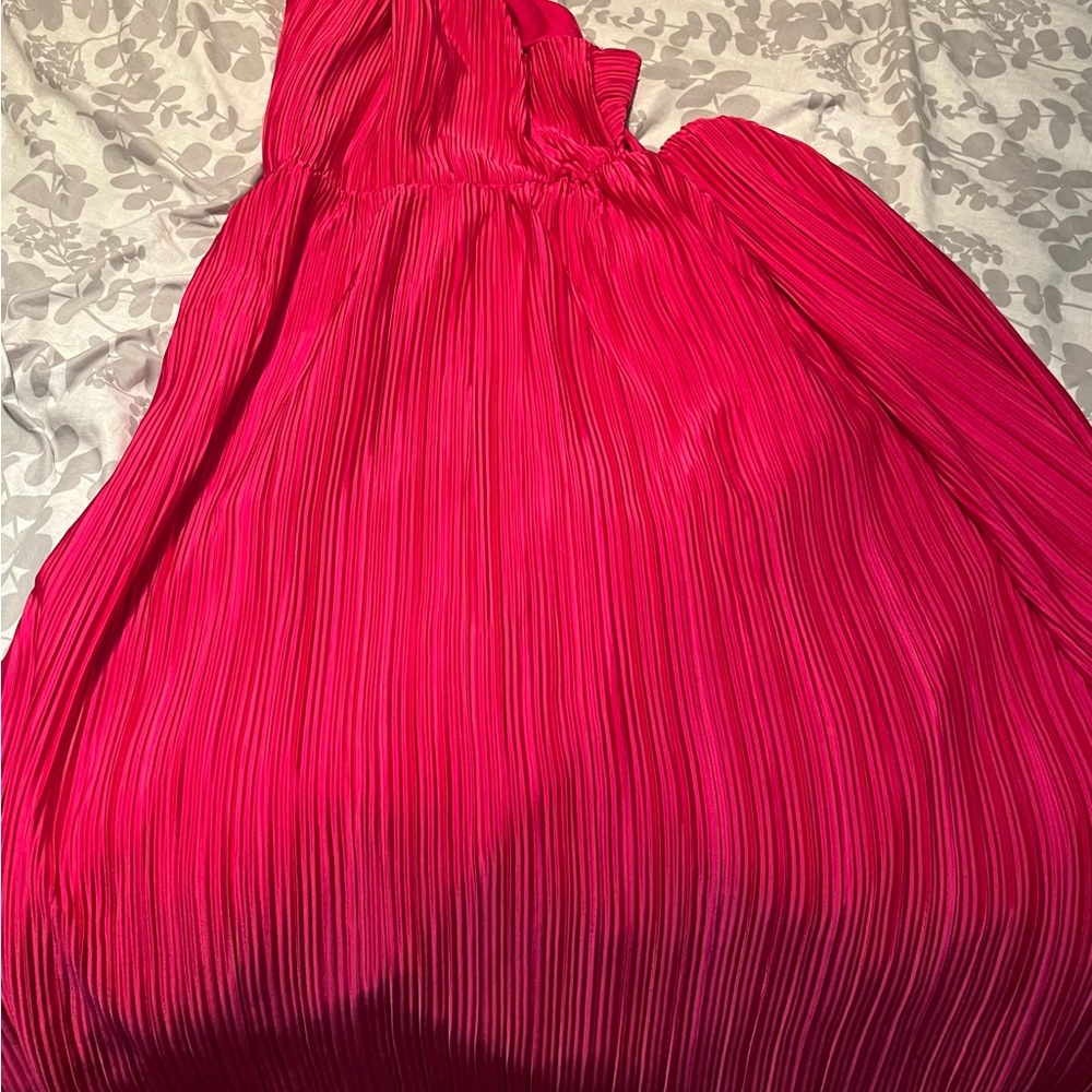 a new day Bright Pink Gathered Dress